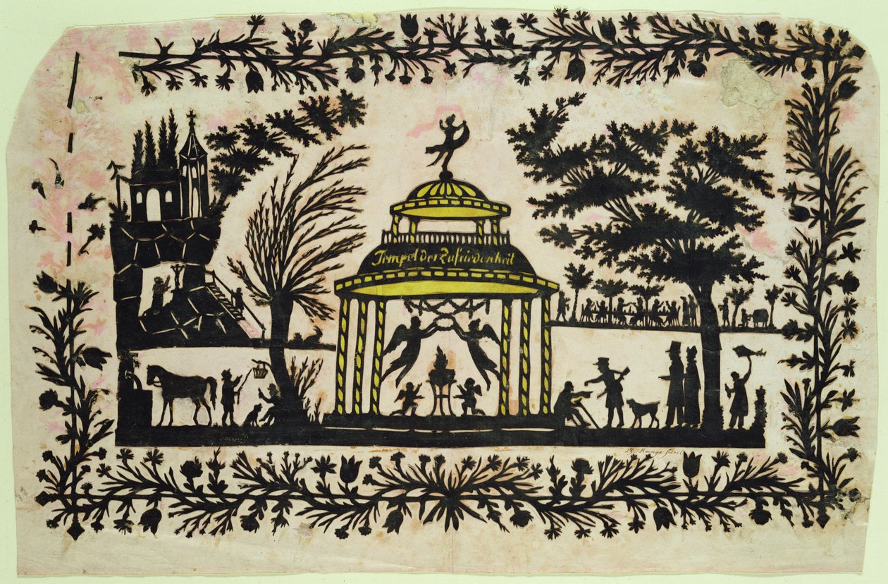 Der Tempel des Glücks von Philipp Otto Runge