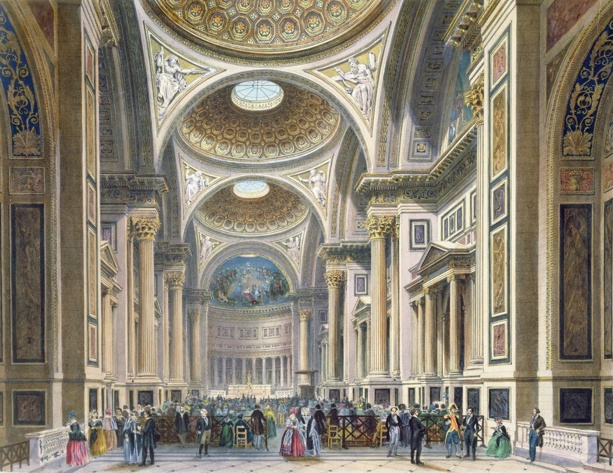 Innenraum von La Madeleine, Paris von Philippe Benoist