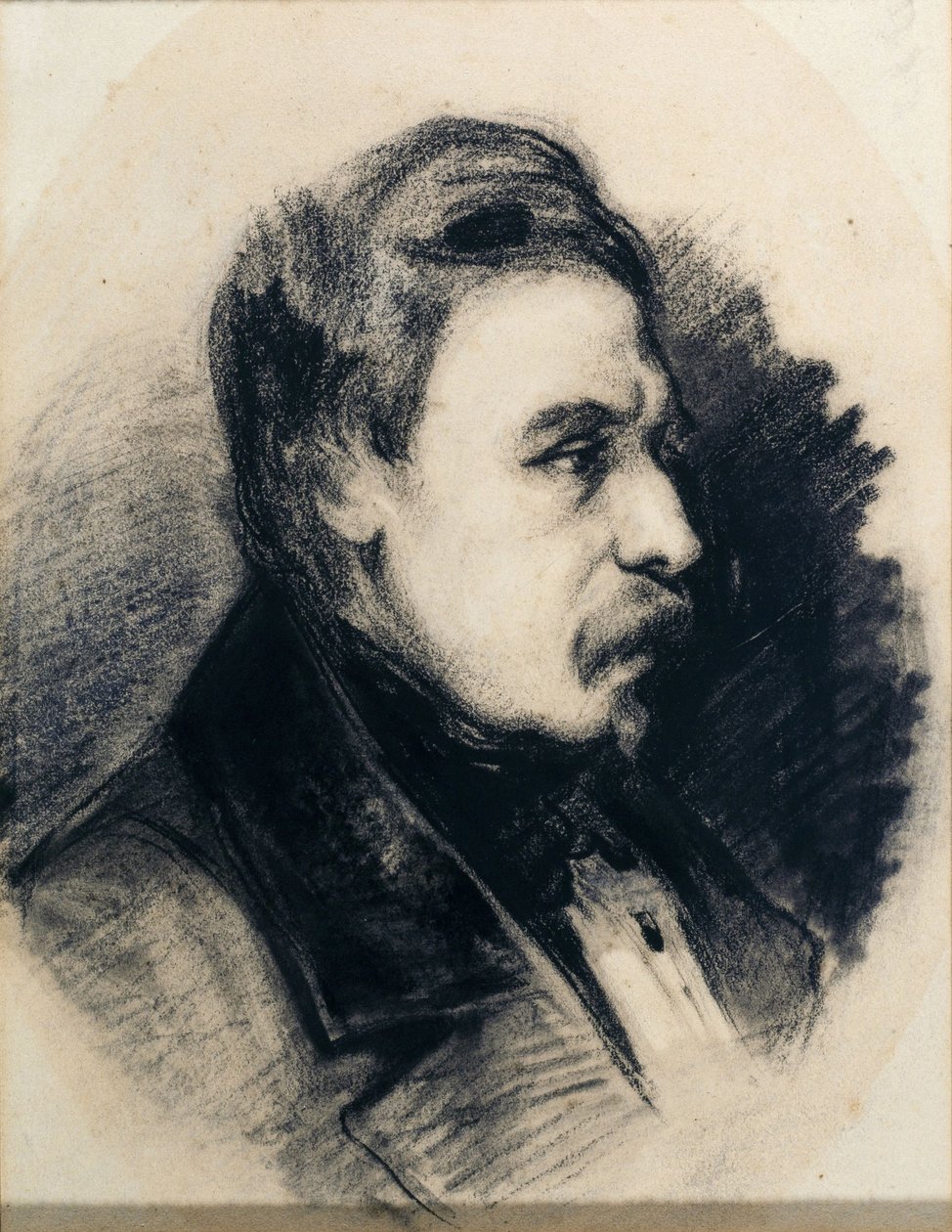 Profilporträt von Godefroy Cavaignac von Philippe Auguste Jeanron