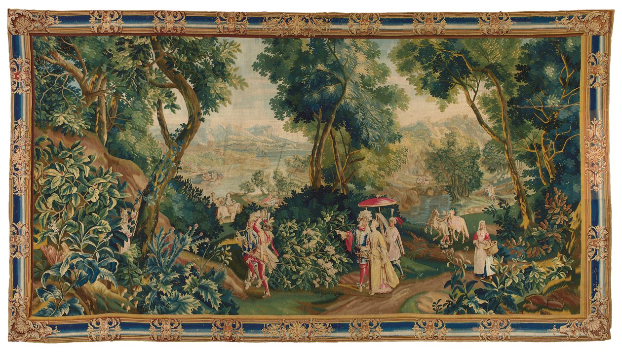 Historischer Wandteppich aus Beauvais, spätes 17. - frühes 18. Jahrhundert von Philippe Behagle