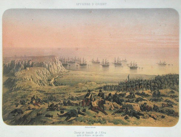 Das Schlachtfeld von Alma nach dem Sieg, 20. September 1854 von Philippe Benoist