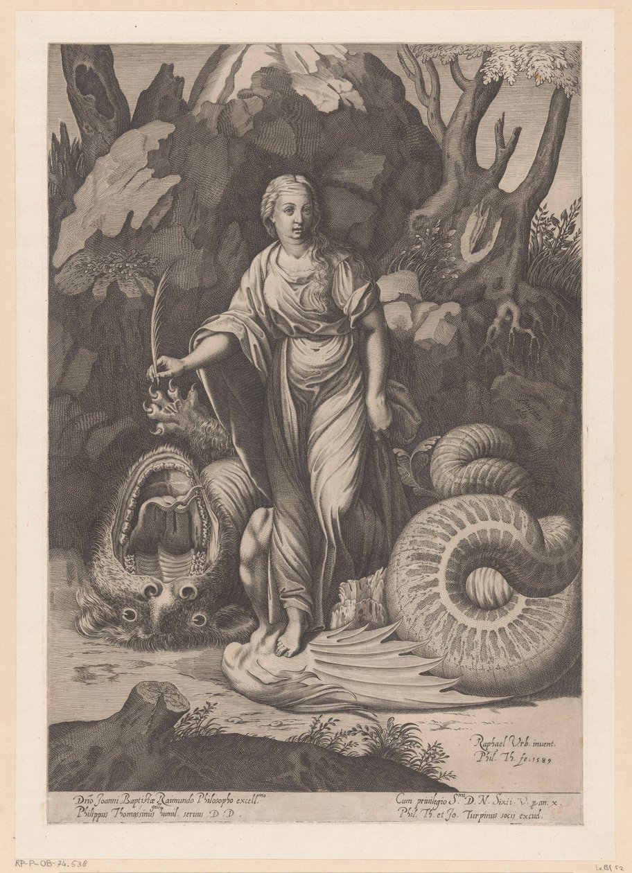 Heilige Margareta von Antiochia von Philippe Thomassin
