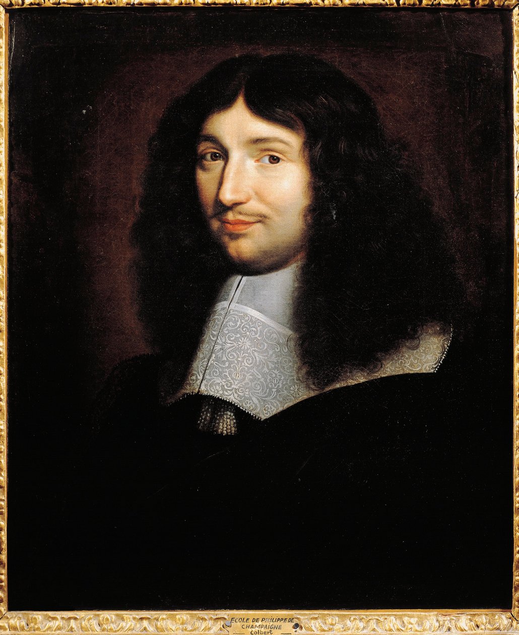 Porträt von Jean-Baptiste Colbert von Philippe de (school of) Champaigne