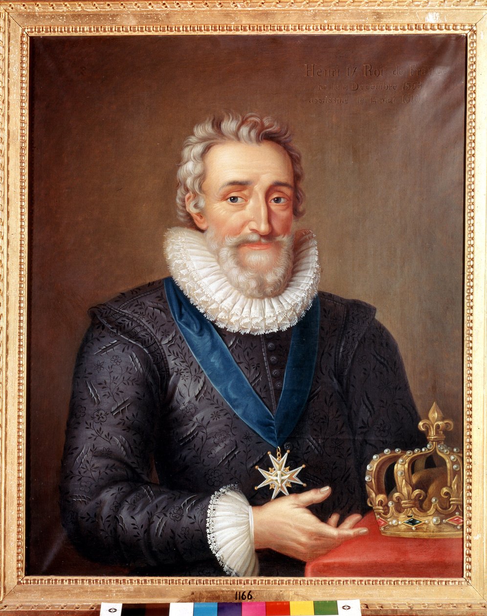 Porträt von Heinrich IV. (1553 - 1610), König von Frankreich. Gemälde von Philippe de Champaigne. Stockholm Nationalmuseum von Philippe de Champaigne