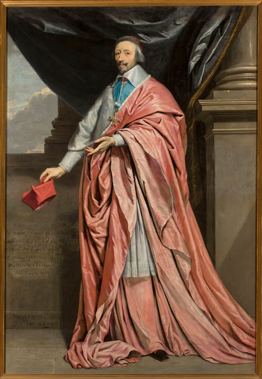 Porträt des Kardinals Richelieu von Philippe de Champaigne