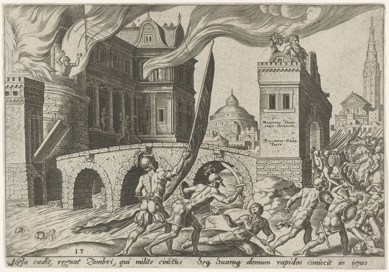 Die Einnahme von Tirza von Philips Galle
