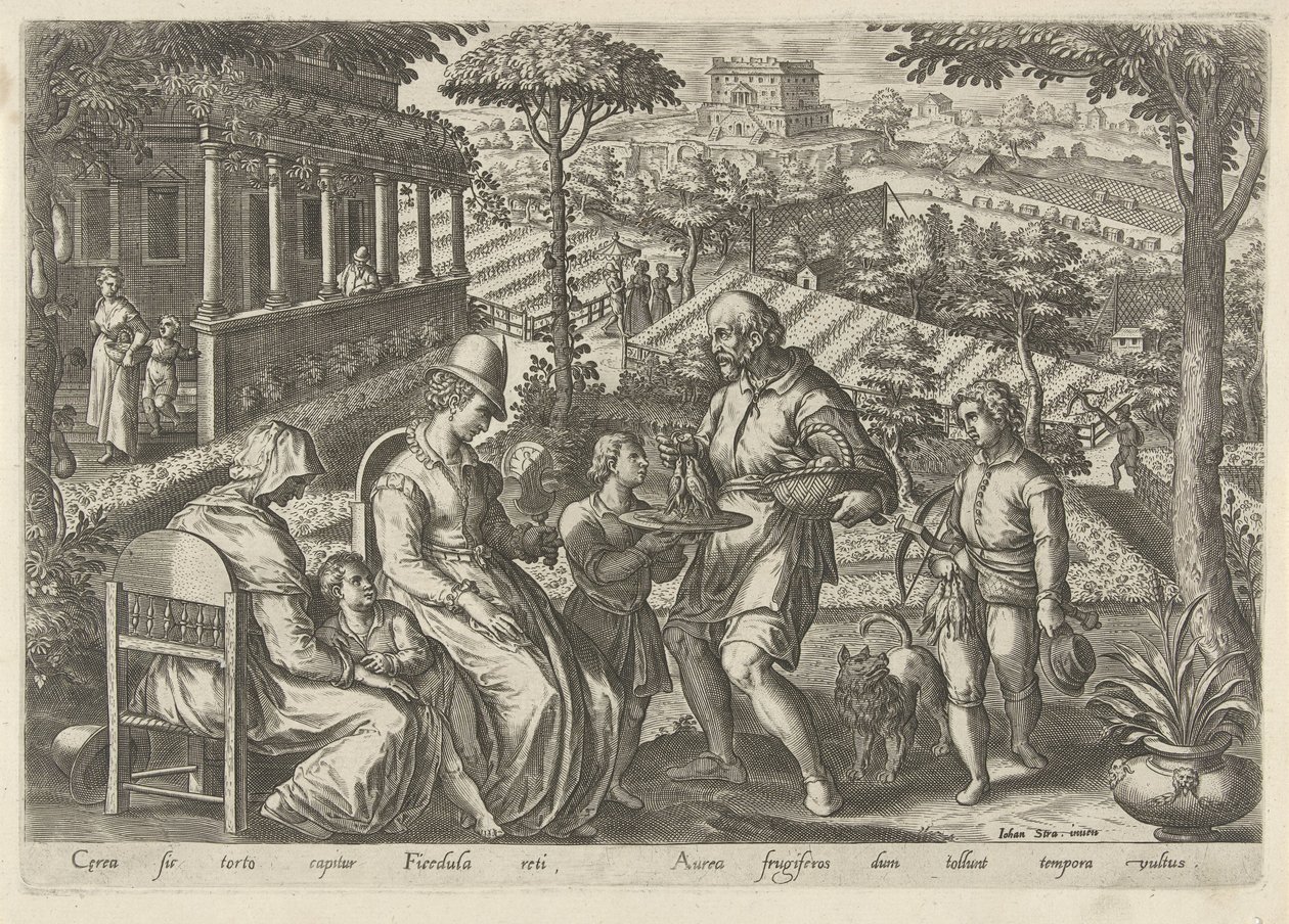 Jagd auf die Dorngrasmücke von Philips Galle