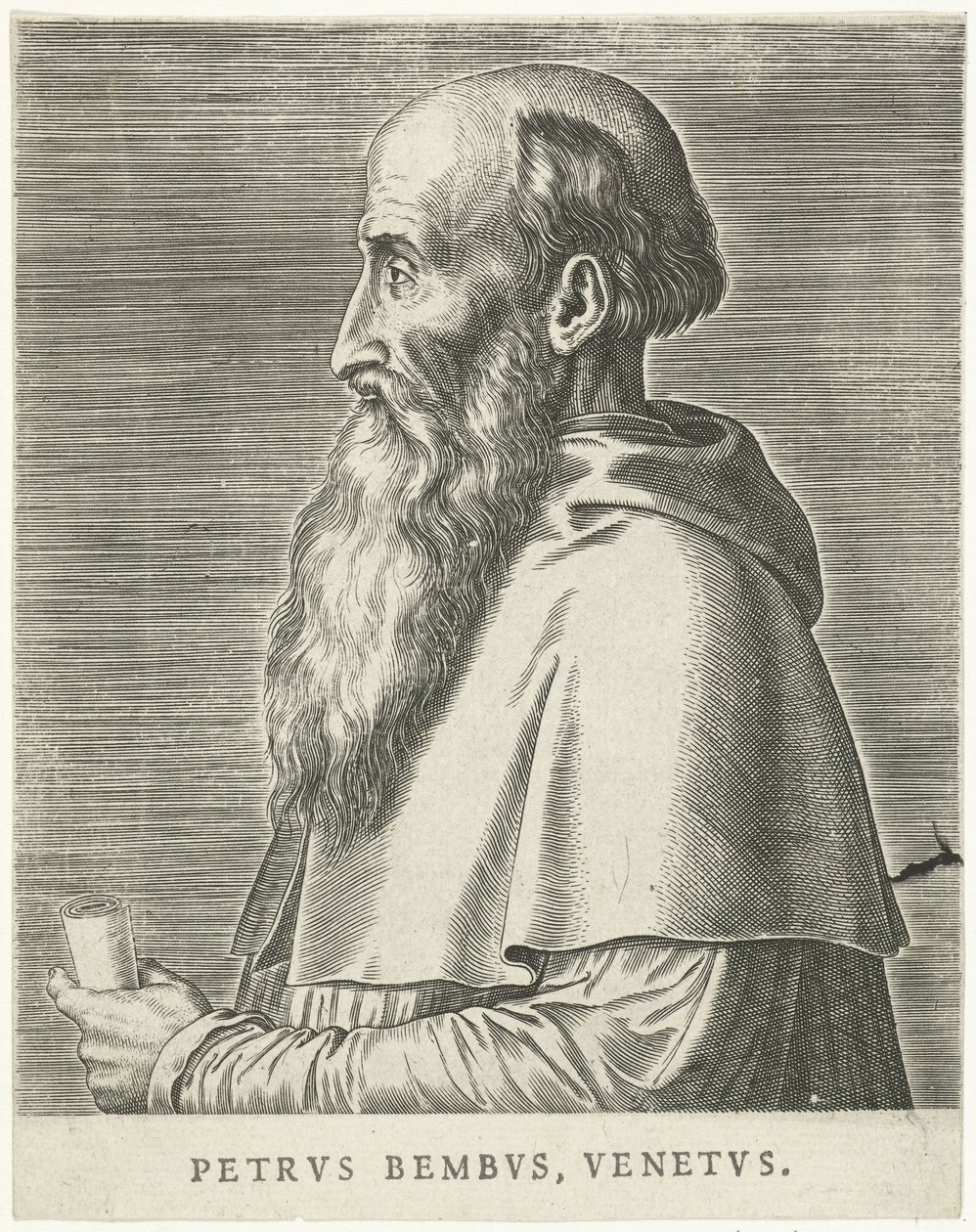 Porträt von Pietro Bembo von Philips Galle