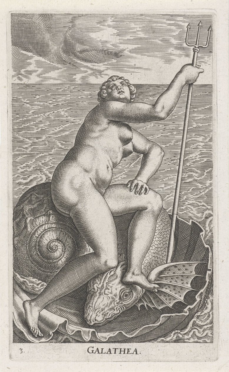 Wassernymphe Galatea von Philips Galle