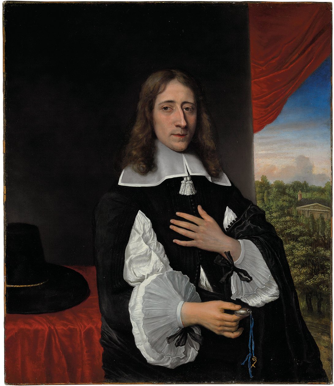 Porträt von Professor Franciscus Van Schooten, 1656 von Phillips de Koninck