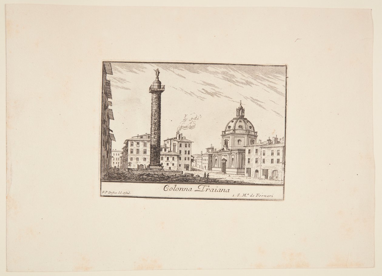 Trajanssäule. 1. S. Maria de Fornari-Kirche von Philothée Francois Duflos
