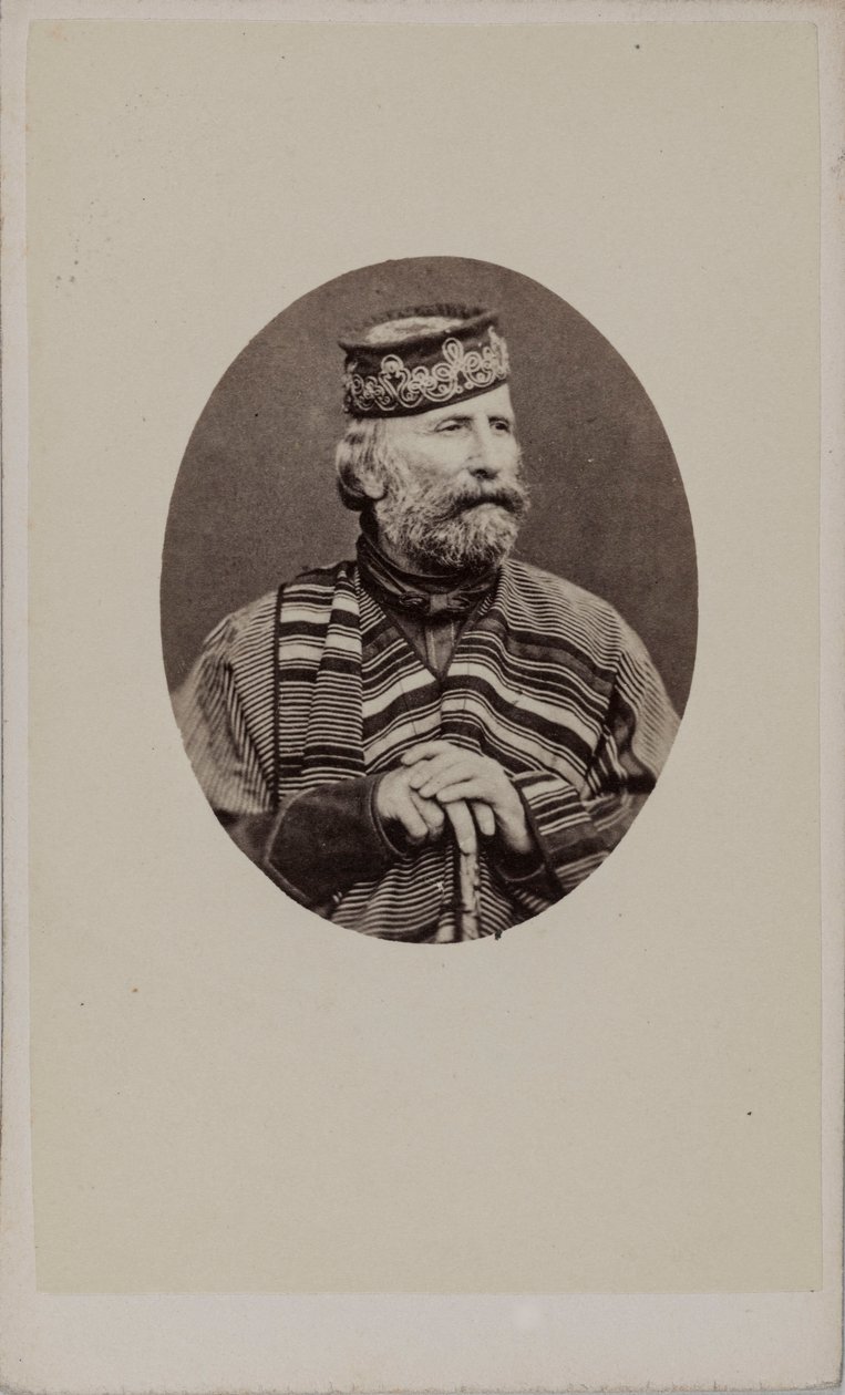 Porträt von Giuseppe Garibaldi 1807-1882, 1882 von Photo studio Alessandro Pavia.
