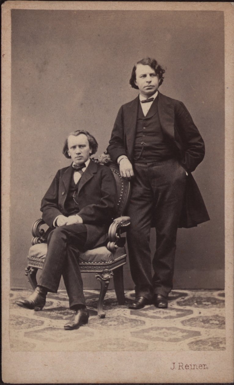 Johannes Brahms 1833-1897 und Josef Joachim 1831-1907, 1867