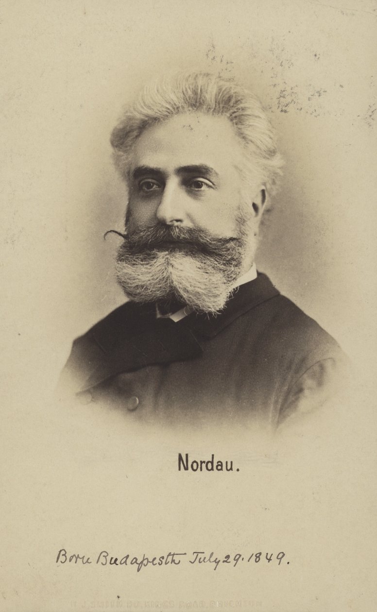 Max Nordau (1849-1923), ungarischer Zionistenführer und Autor von Photographer Austrian