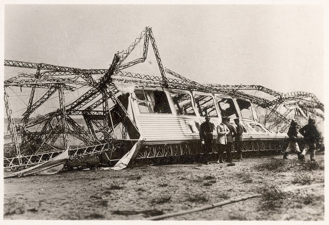 Die Ruinen des Zeppelins LZ10 