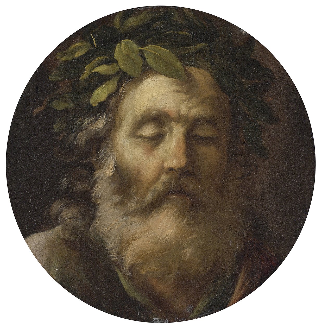 Porträt des Dichters Homer von Pier Francesco Mola