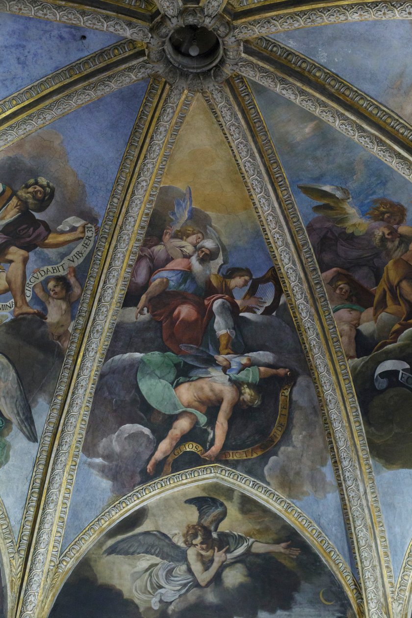 Fresko des Propheten David, ca. 1926 von Pier Francesco Morazzone