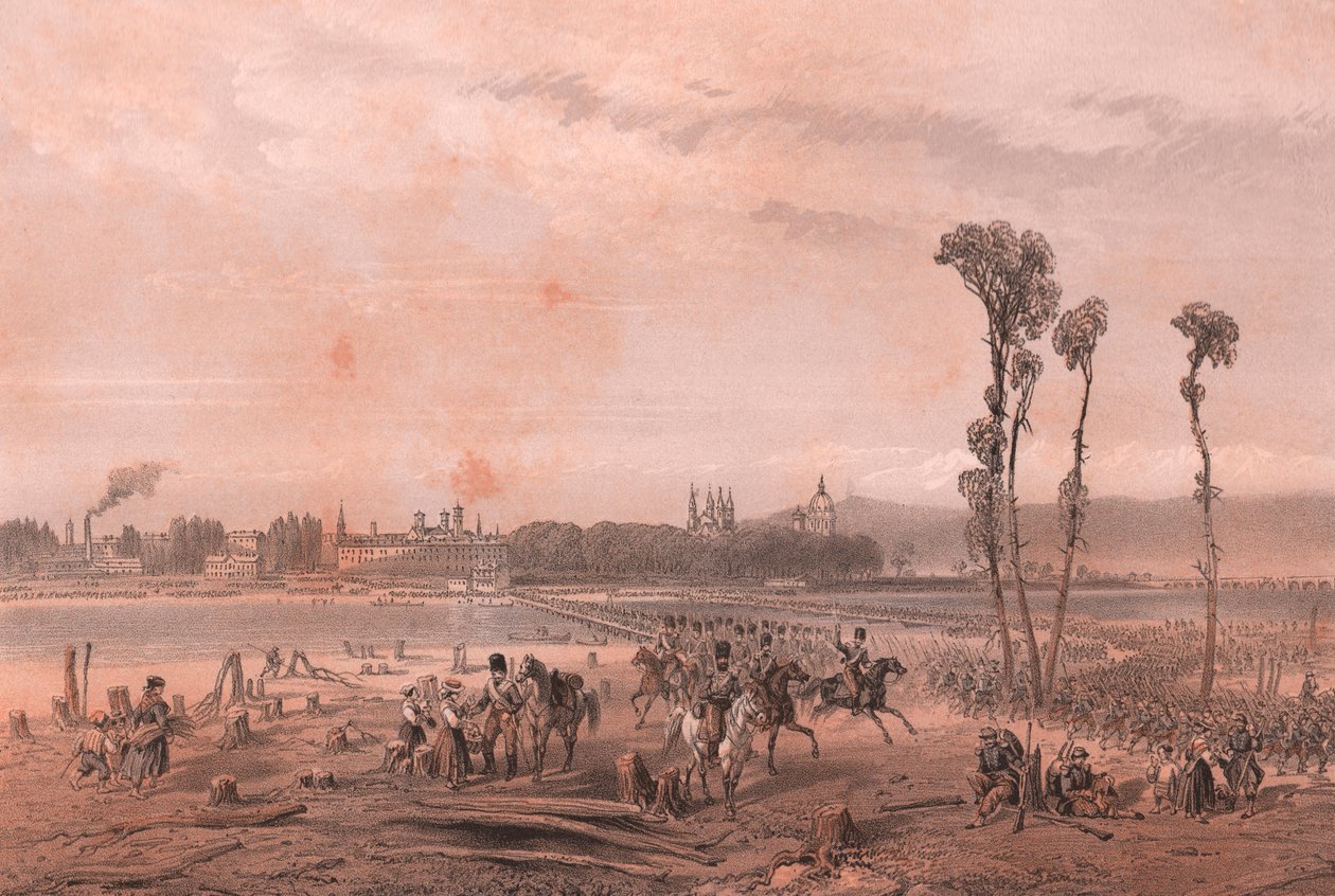 Treffen der Kaiser von Frankreich und Österreich in Villafranca di Verona von Blaise Nicolas Le Sueur
