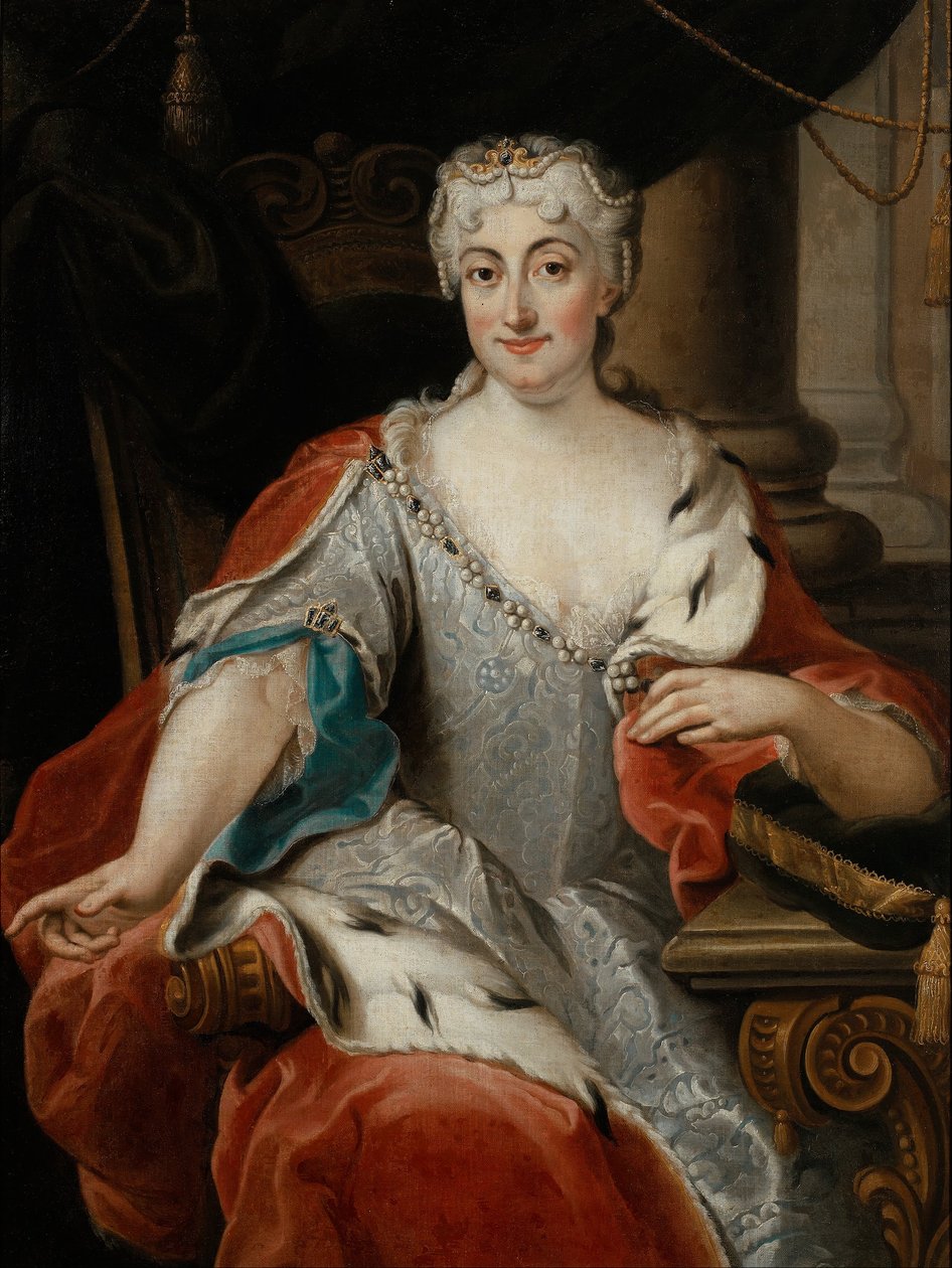 Porträt von Maria Clementina Sobieska (?) von Pier Leone Ghezzi