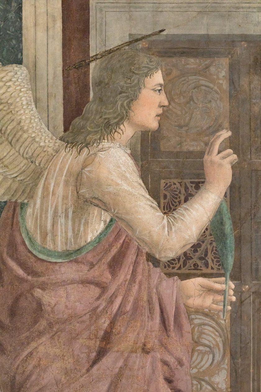 Die Verkündigung (Detail) von Piero della Francesca