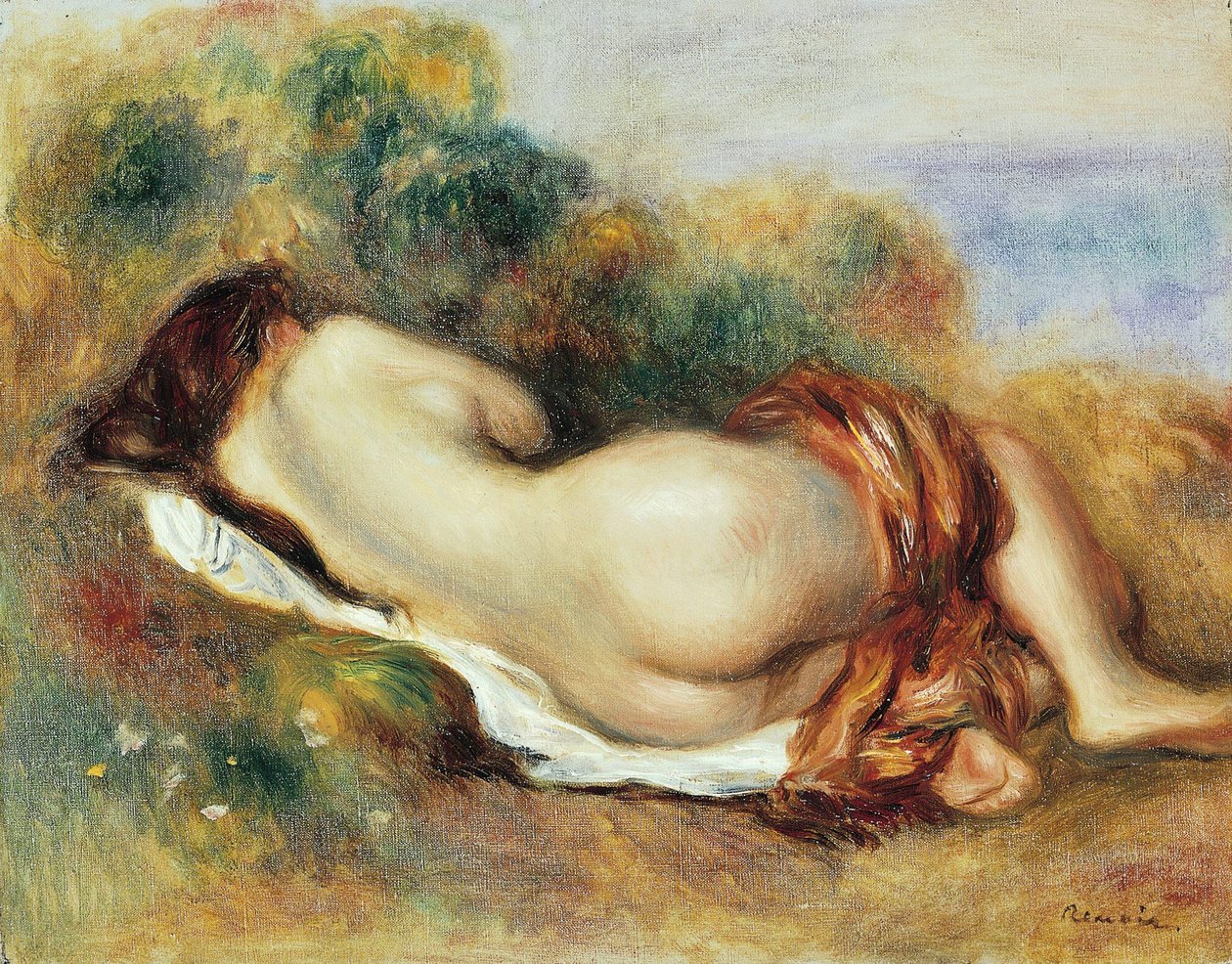 Liegender Akt von Pierre Auguste Renoir