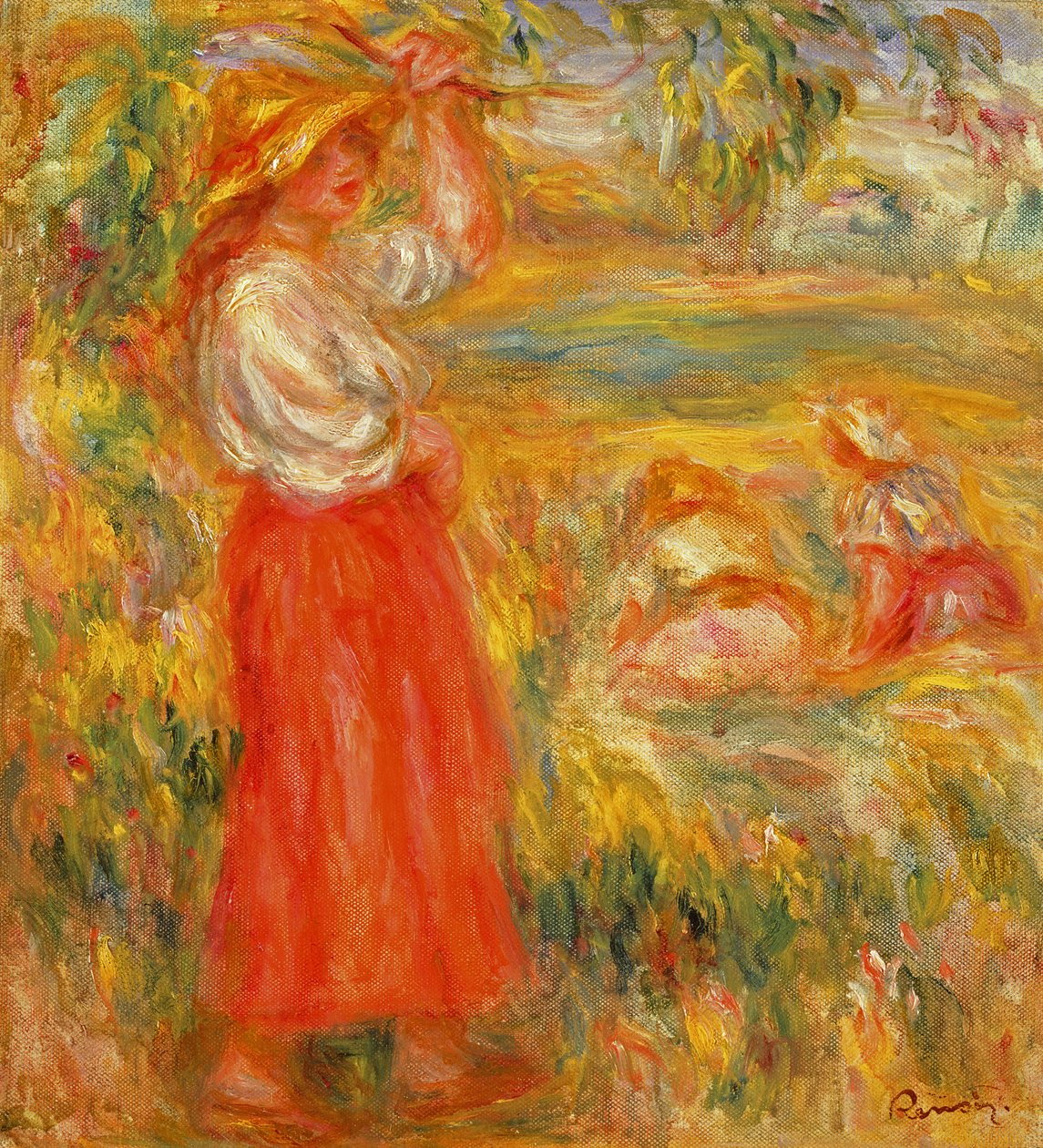 Ernter, ca. 1919 von Pierre Auguste Renoir