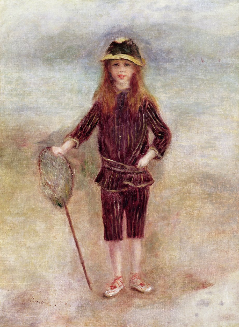 Die kleine Fischerin (Marthe Berard) 1879 von Pierre Auguste Renoir