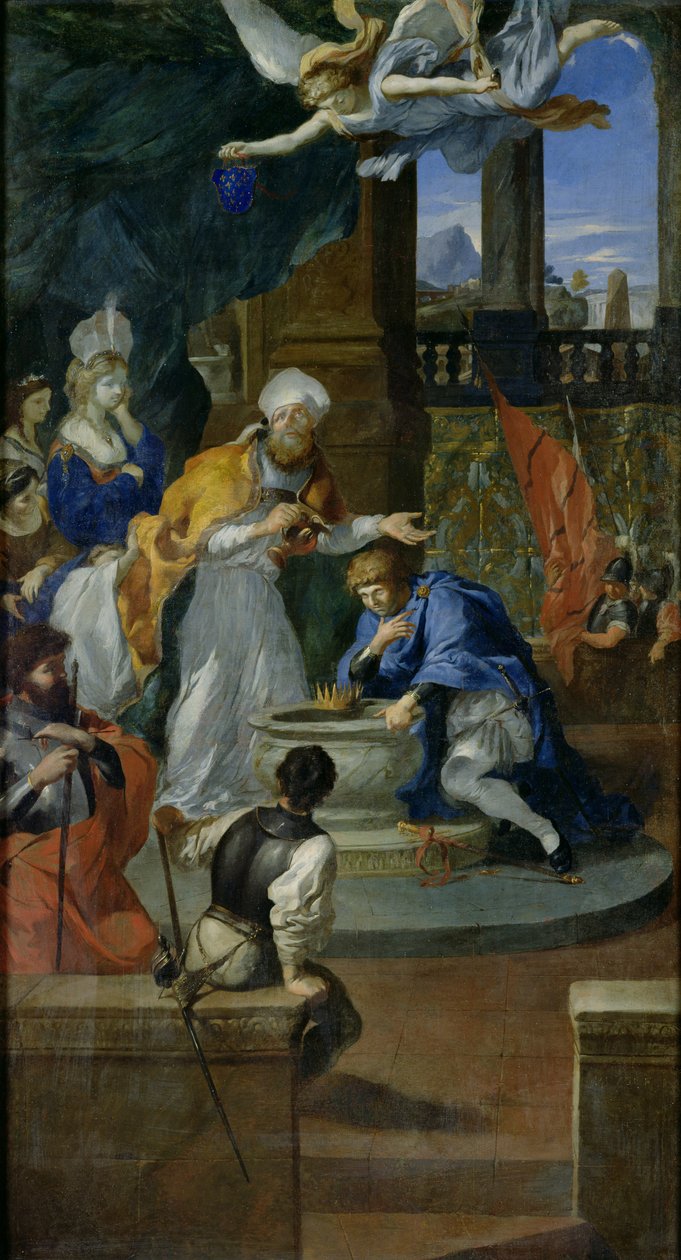 Die Taufe von Chlodwig I. (465-511) König der Franken von Pierre Puget