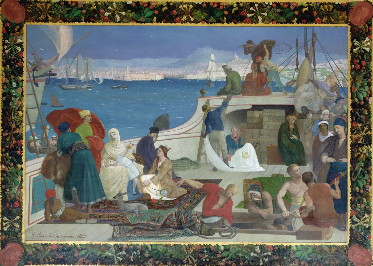 Marseille, Tor zum Orient, 1869 von Pierre Puvis de Chavannes