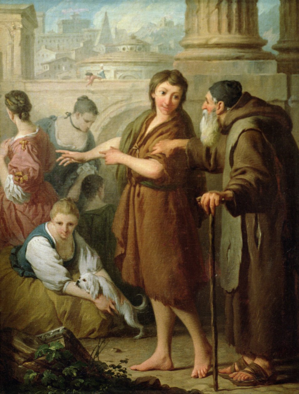 Die Gänse von Bruder Philippe, ca. 1732-36 von Pierre Subleyras