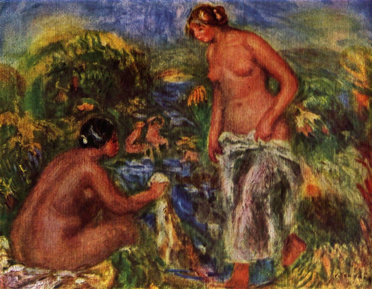 Badende Frauen von Pierre-Auguste Renoir