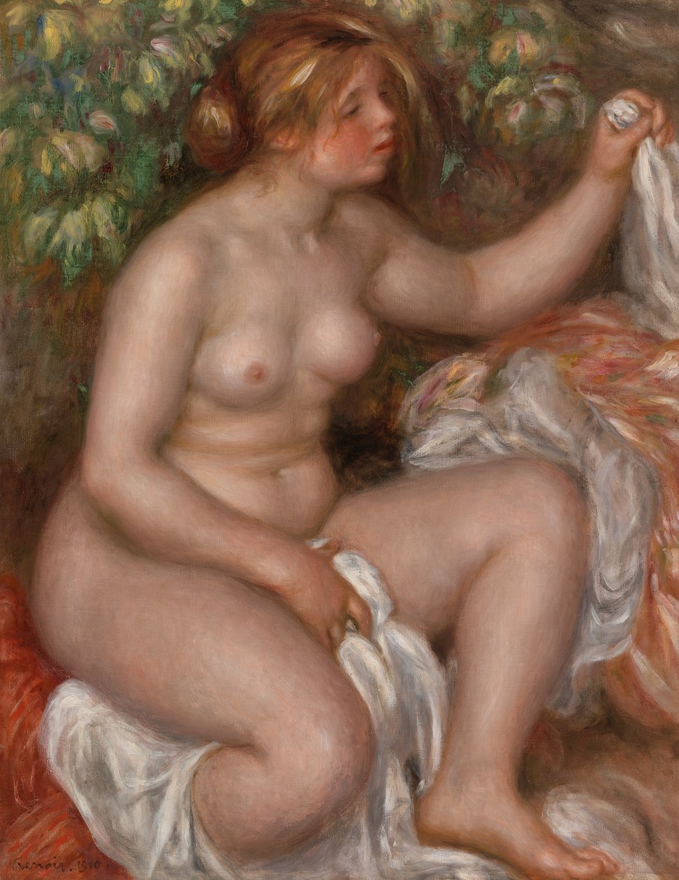 Nach dem Bad von Pierre-Auguste Renoir