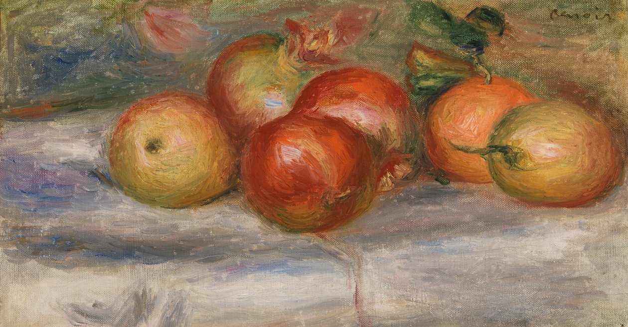 Äpfel, Orange und Zitrone von Pierre-Auguste Renoir