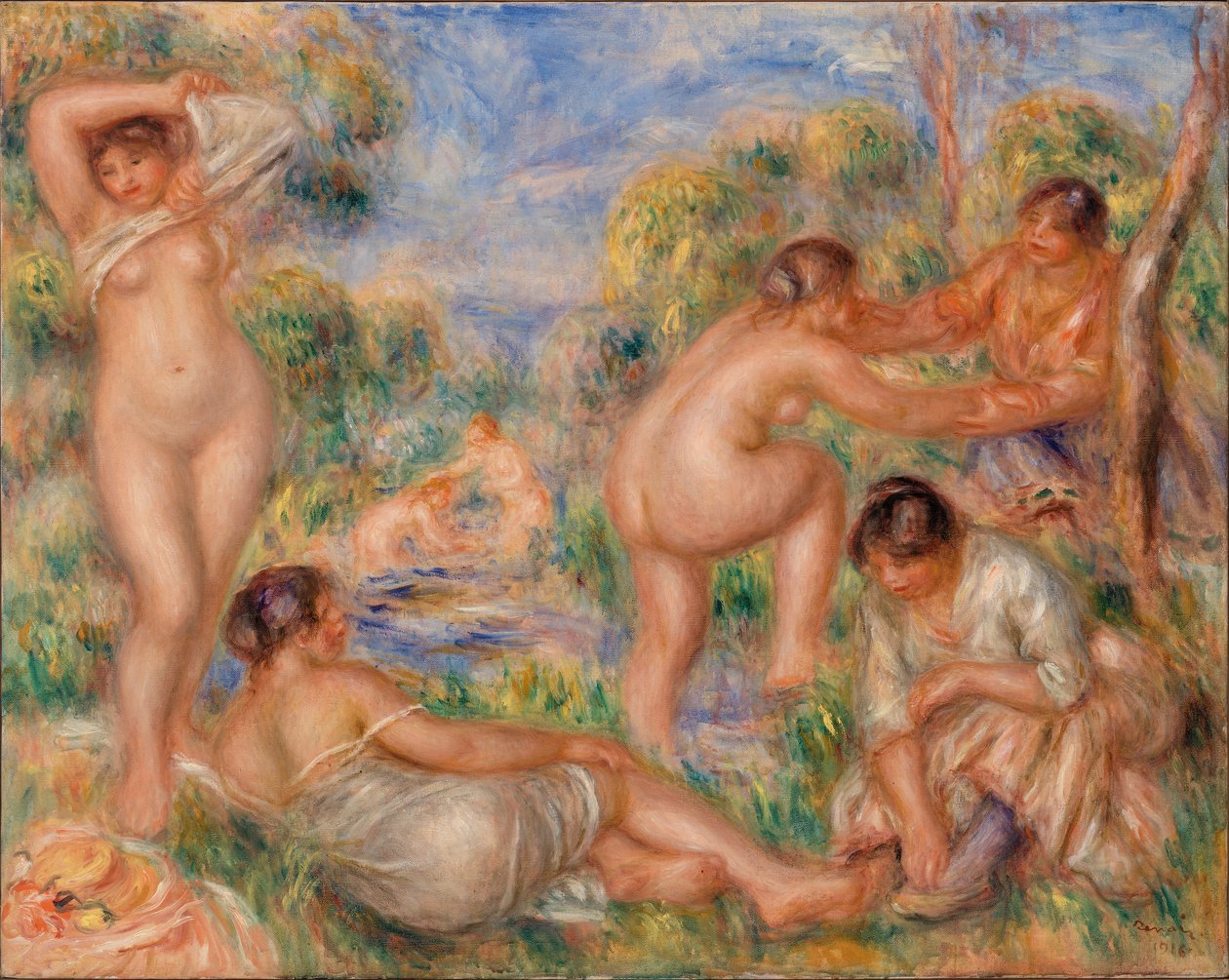 Badegruppe von Pierre-Auguste Renoir