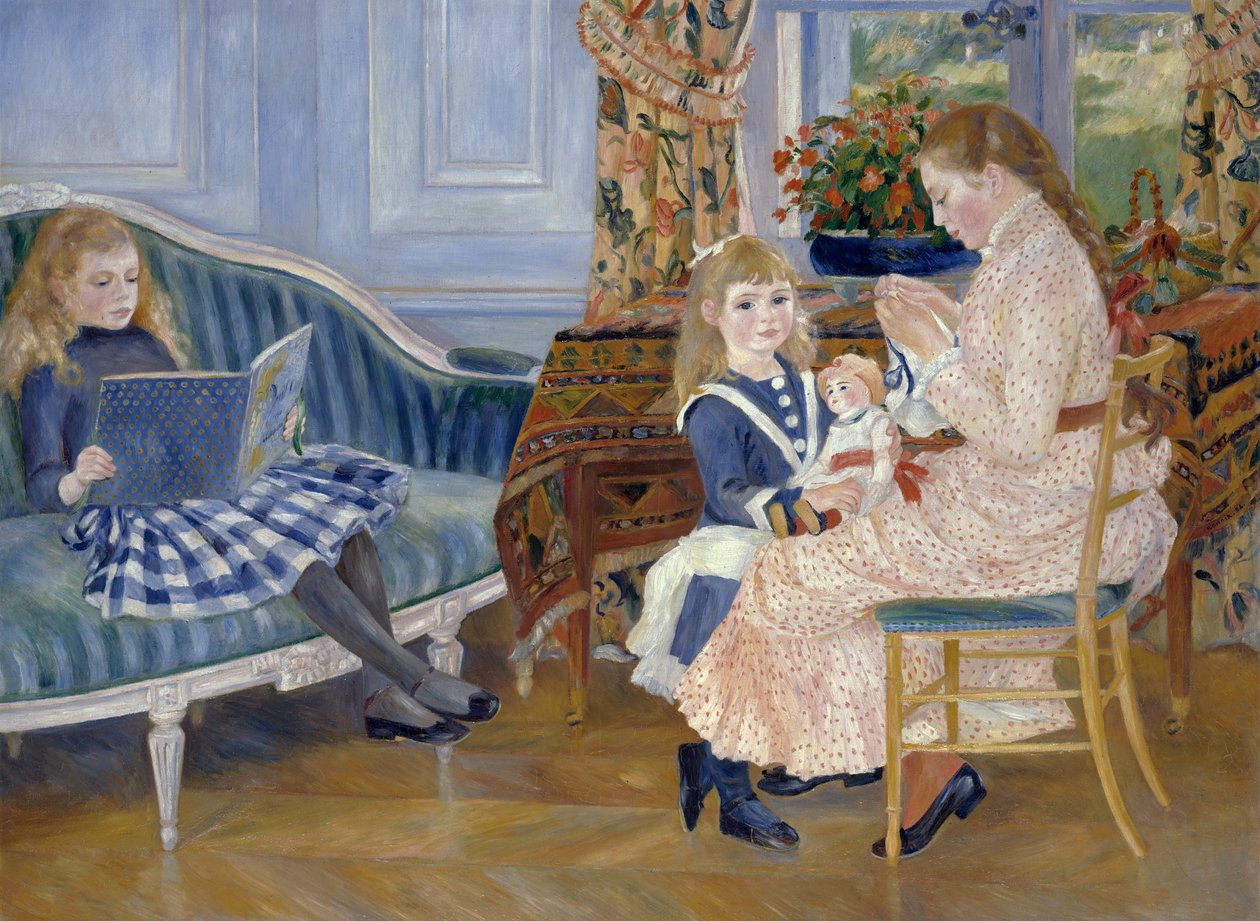 Nachmittag der Kinder in Wargemont von Pierre-Auguste Renoir