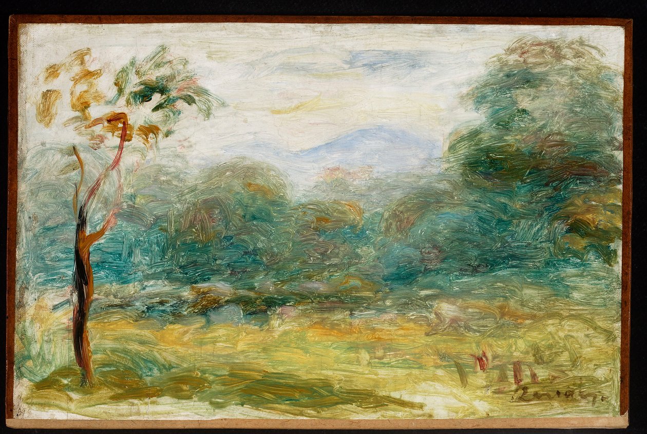 Landschaft in Südfrankreich (Cagnes-sur-Mer) von Pierre-Auguste Renoir