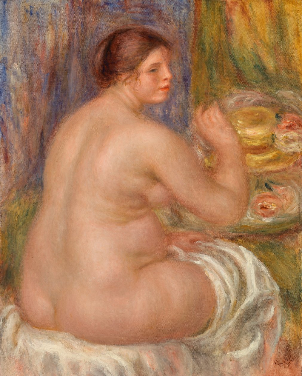 Akt von hinten von Pierre-Auguste Renoir