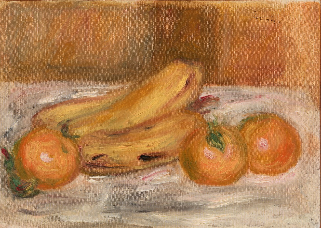 Orangen und Bananen von Pierre-Auguste Renoir