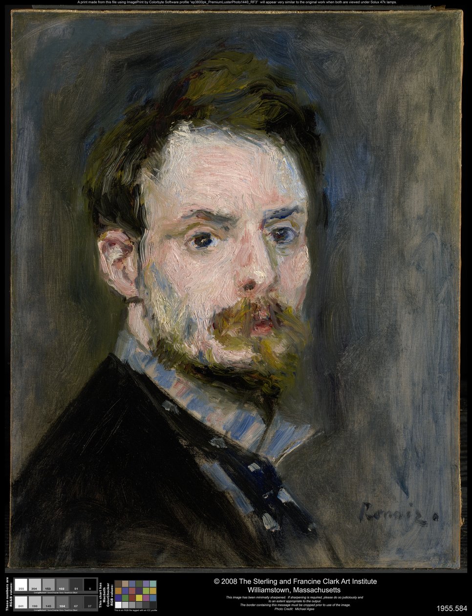Selbstporträt von Pierre-Auguste Renoir