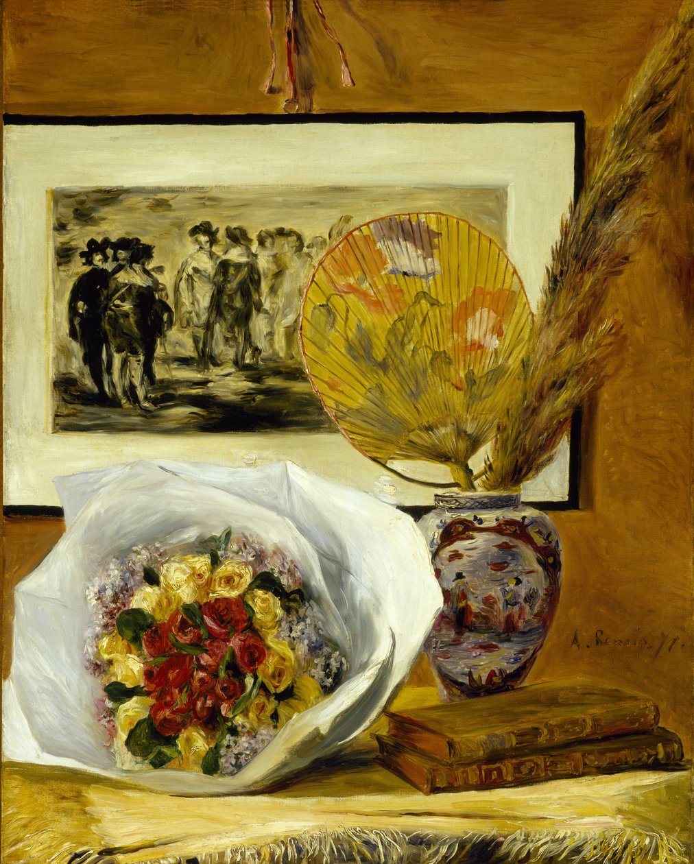 Stillleben mit Blumenstrauß von Pierre-Auguste Renoir