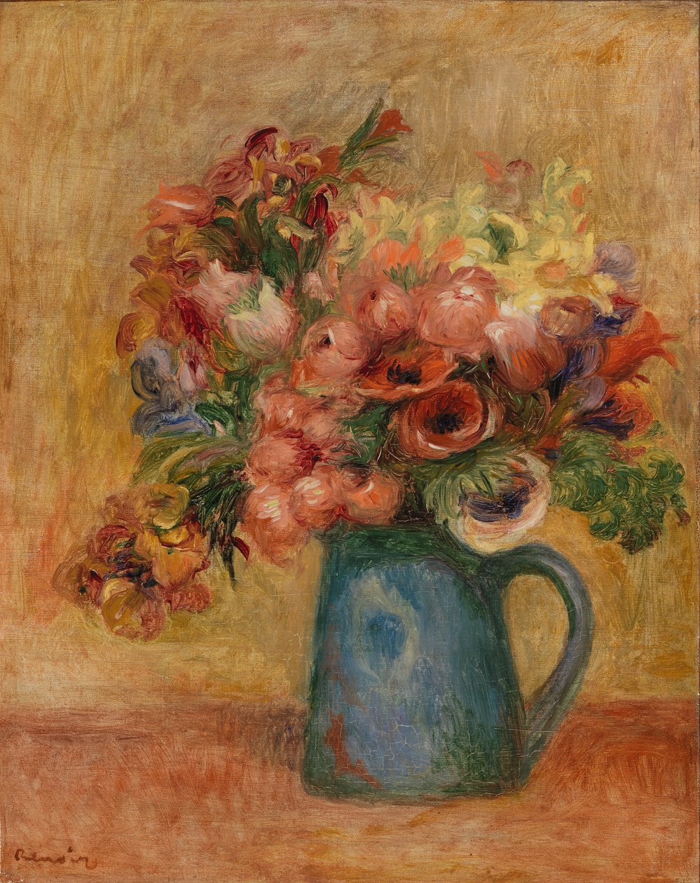 Blumenvase von Pierre-Auguste Renoir