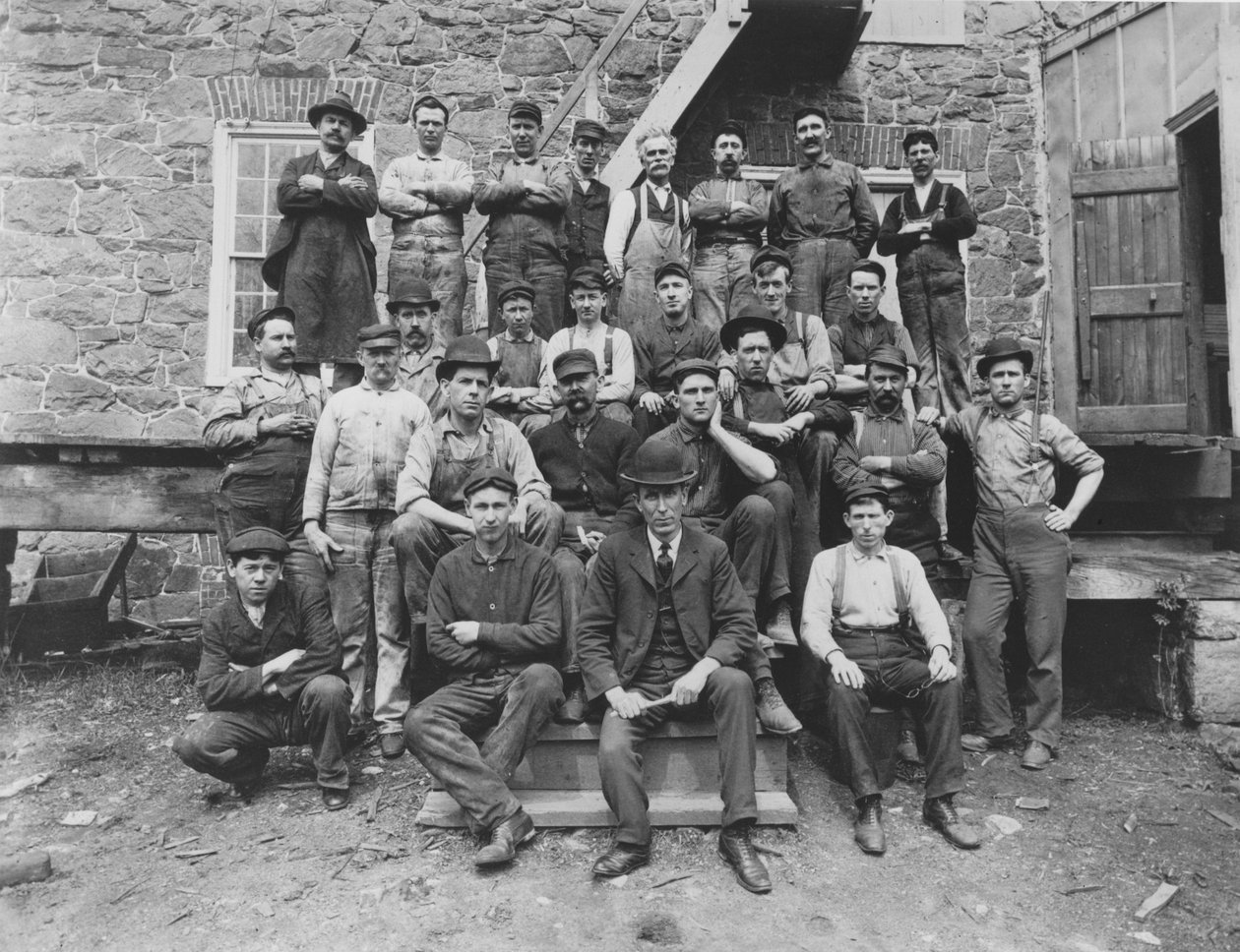 Mitarbeiter der Henry Clay Fabrik, 1905 von Pierre A. Gentieu