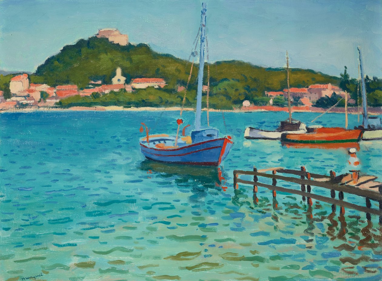 Porquerolles, Sommernachmittag von Albert Marquet