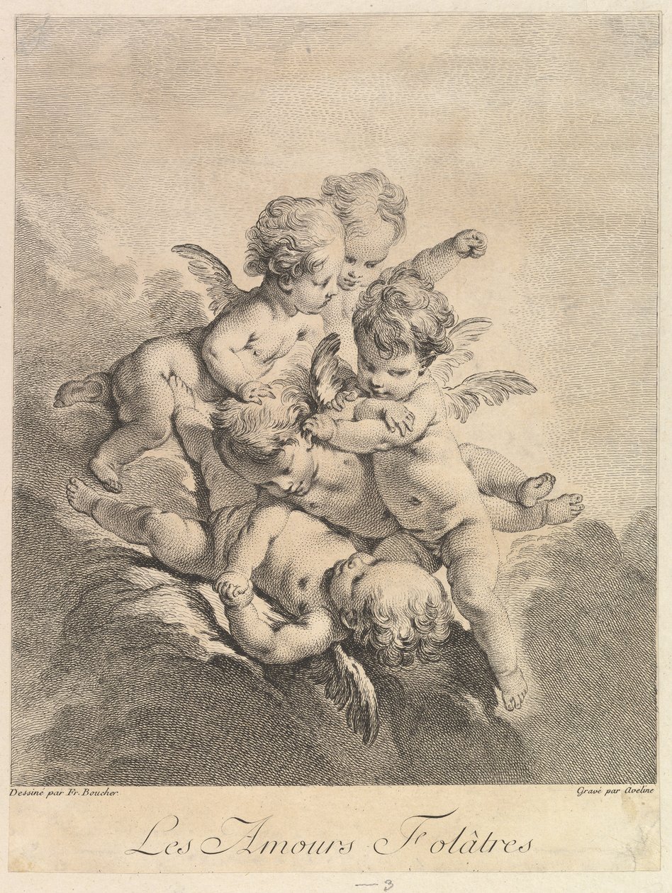 Kinder spielen von Pierre-Alexandre Aveline