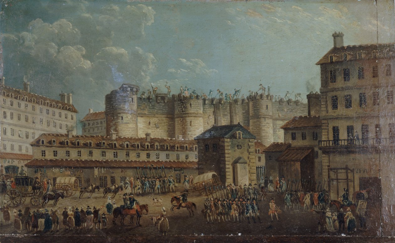 Der Sturm auf die Bastille am 14. Juli 1789 von Pierre Antoine Demachy