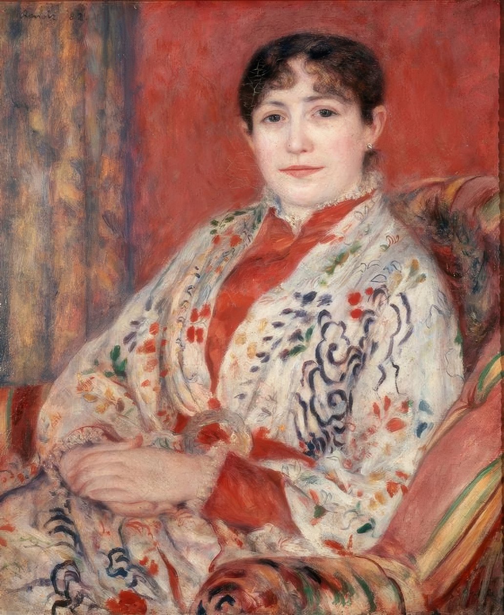 Bildnis Madame Leriaux von Pierre Auguste Renoir
