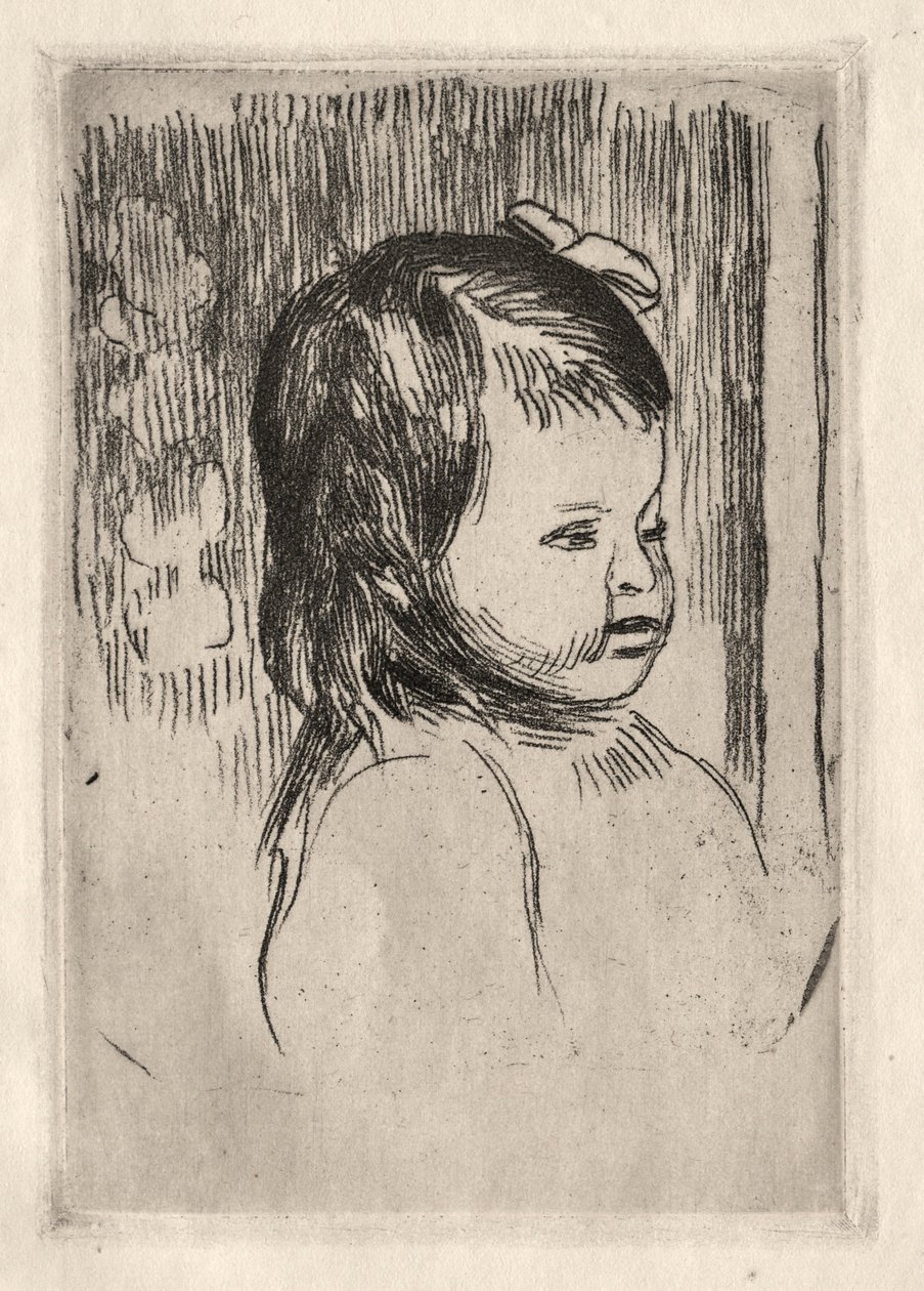 Büste eines Kindes, nach rechts gedreht von Pierre Auguste Renoir