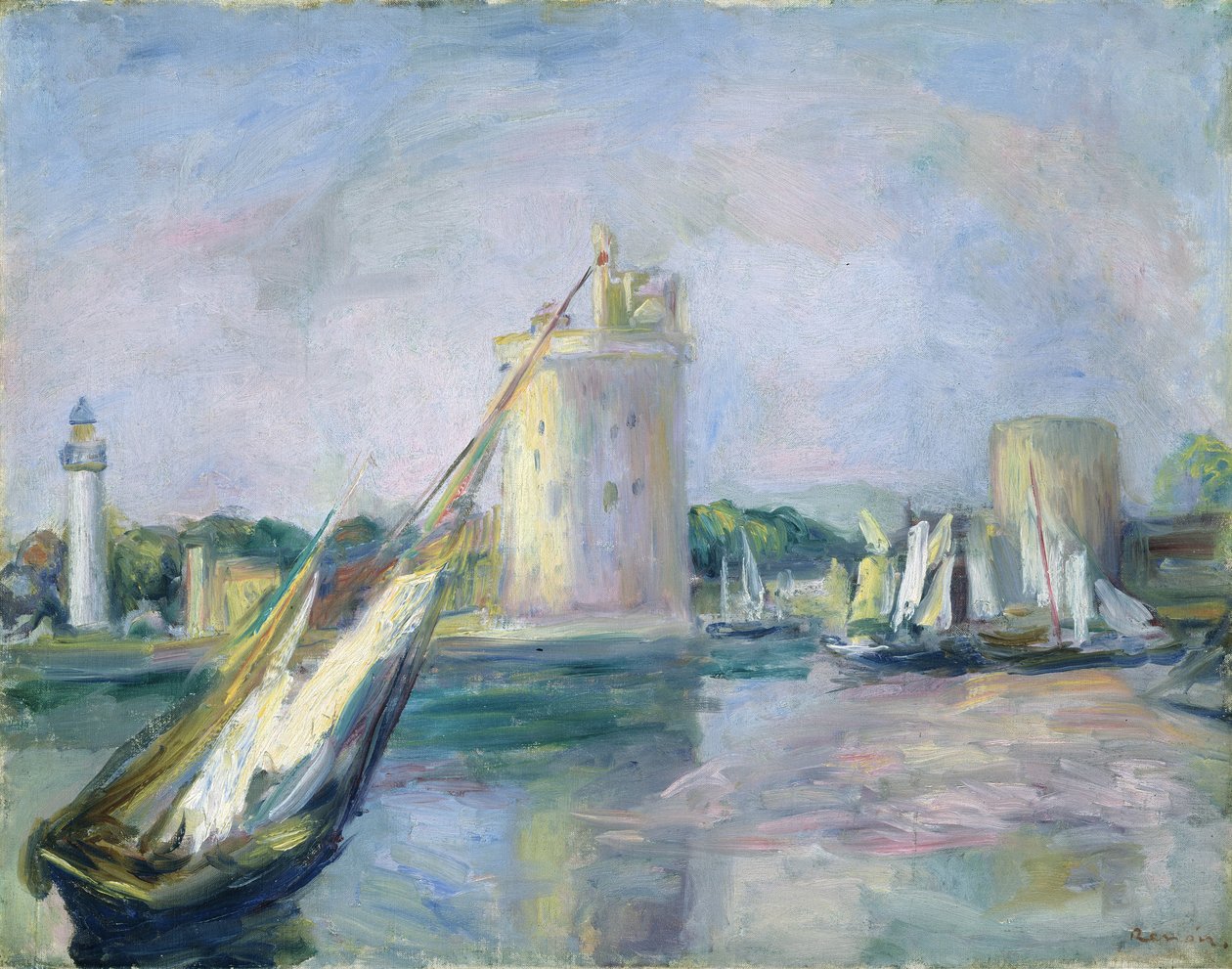 Hafeneinfahrt von La Rochelle, 1896 von Pierre Auguste Renoir