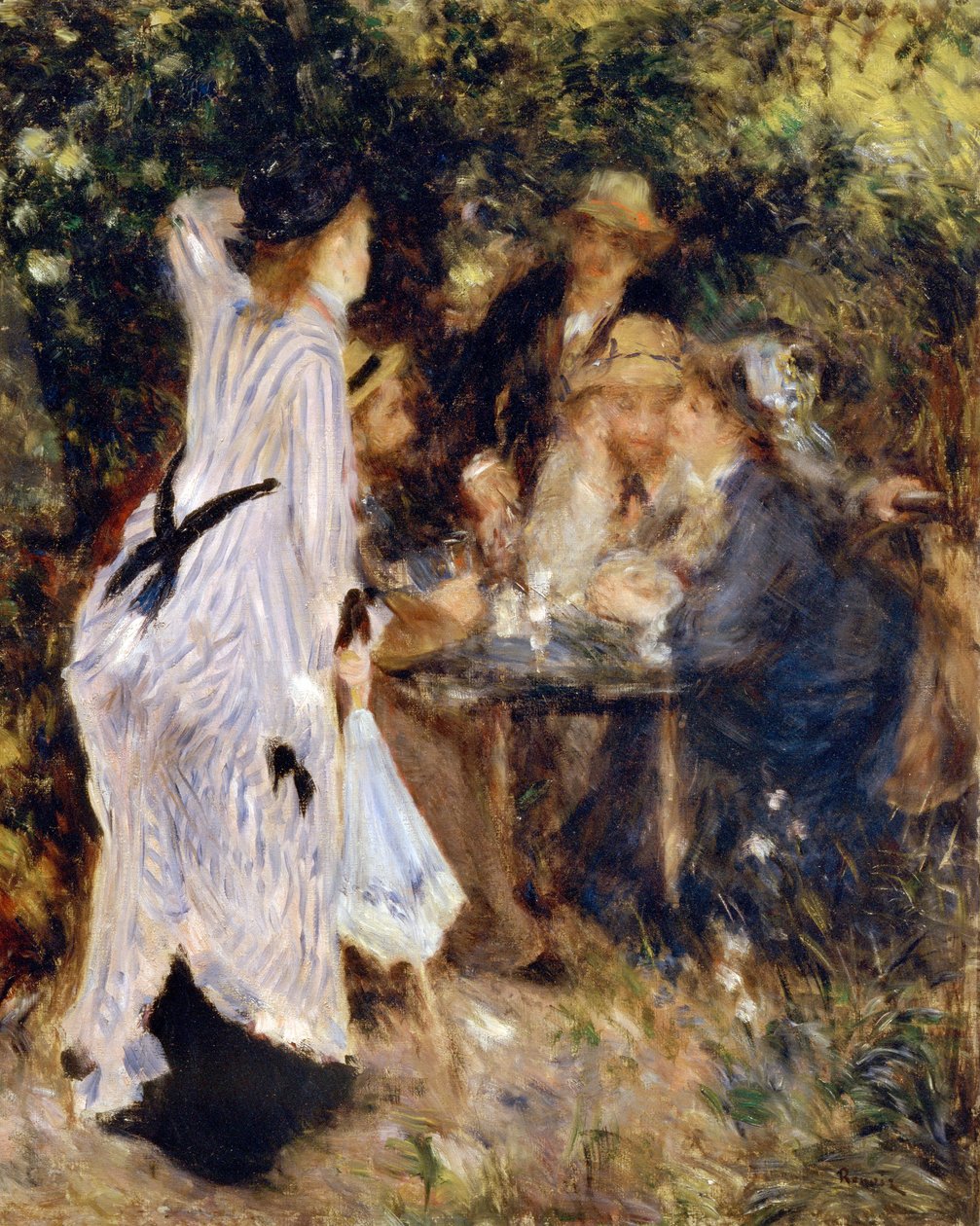 Im Garten Au Jardin du Moulin de la Galette, 1876 von Pierre Auguste Renoir