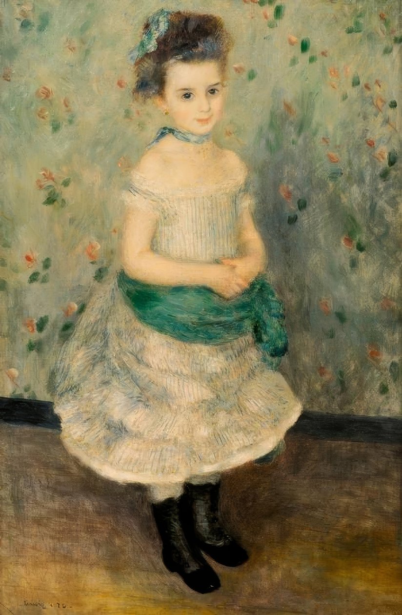 Jeanne Durand-Ruel von Pierre-Auguste Renoir: Kunstdruck